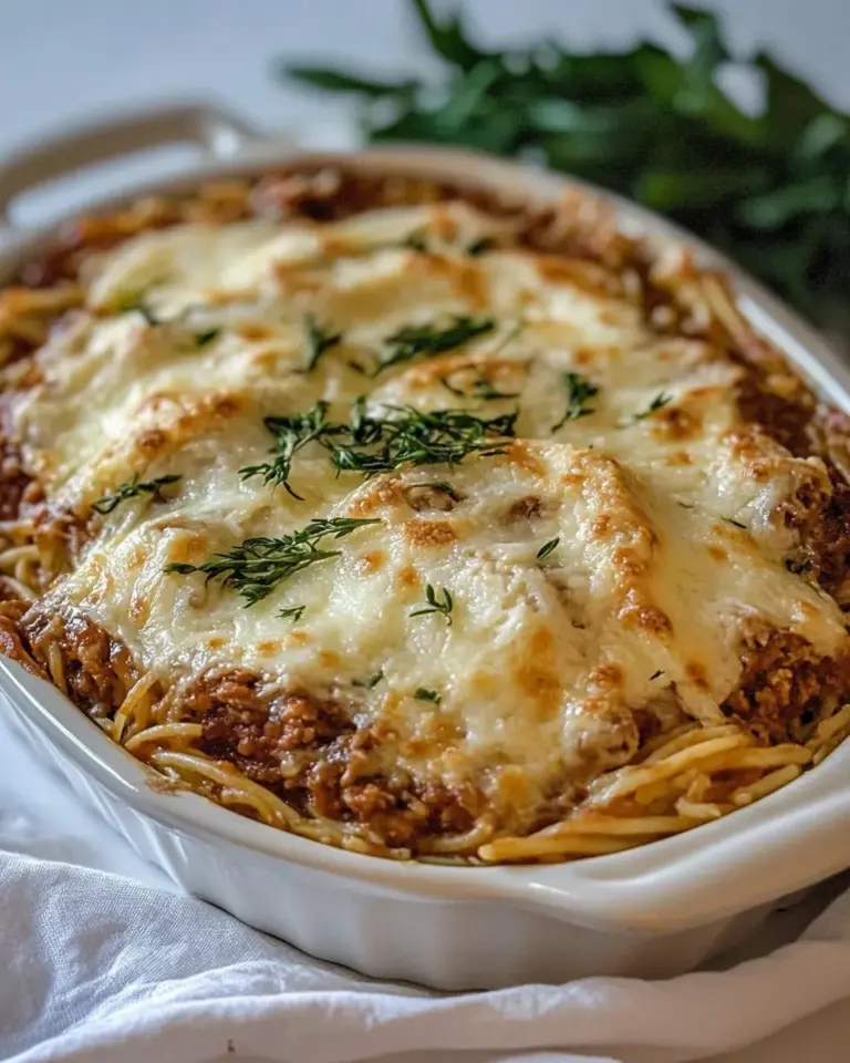 Homemade Meatless Spaghetti Pie photo