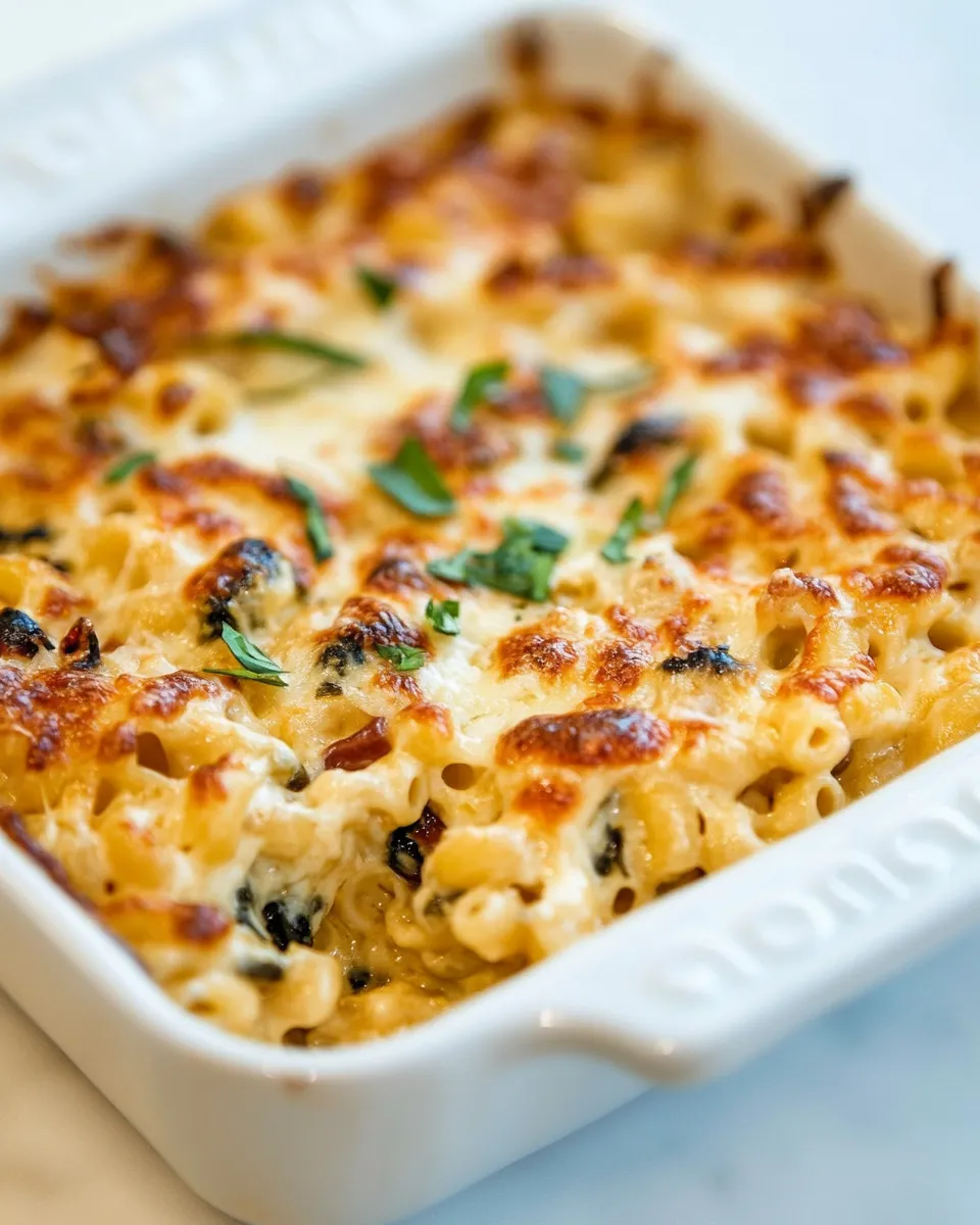 Homemade Mediterranean Macaroni and Cheese photo