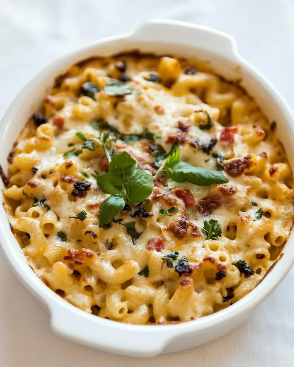 Classic Mediterranean Macaroni and Cheese image