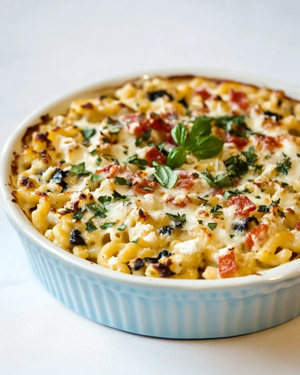 Easy Mediterranean Macaroni and Cheese recipe photo