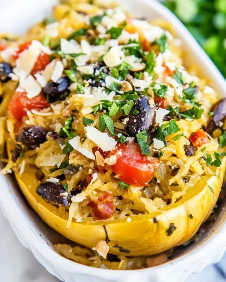 Homemade Mediterranean Spaghetti Squash photo