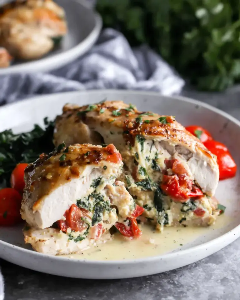 Homemade Mediterranean Stuffed Chicken recipe photo