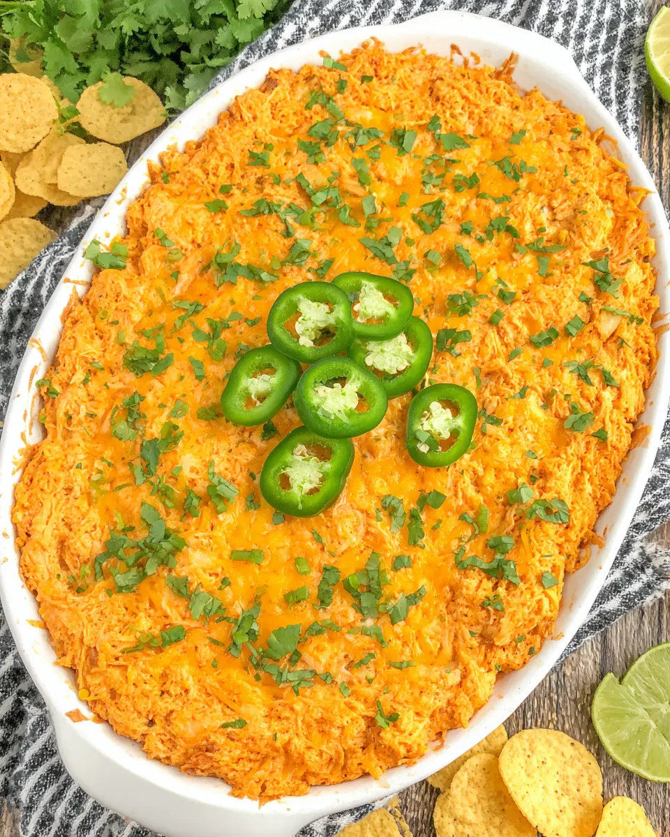 Classic Mexican Chicken Dip recipe image