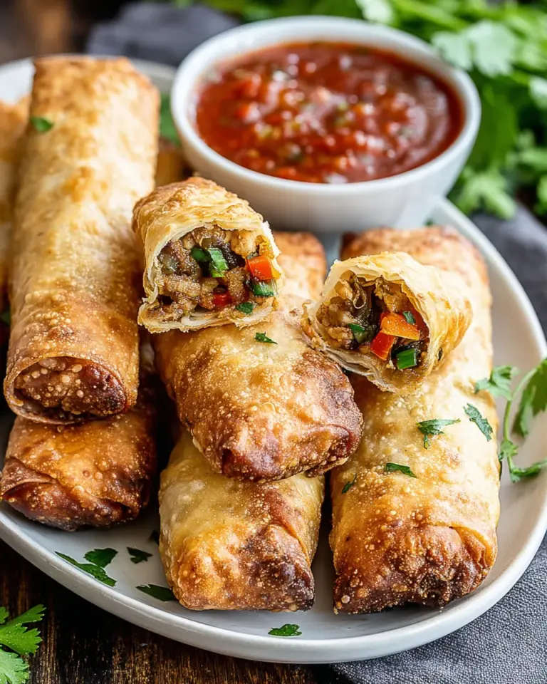 Homemade Mexican Chicken Egg Rolls photo