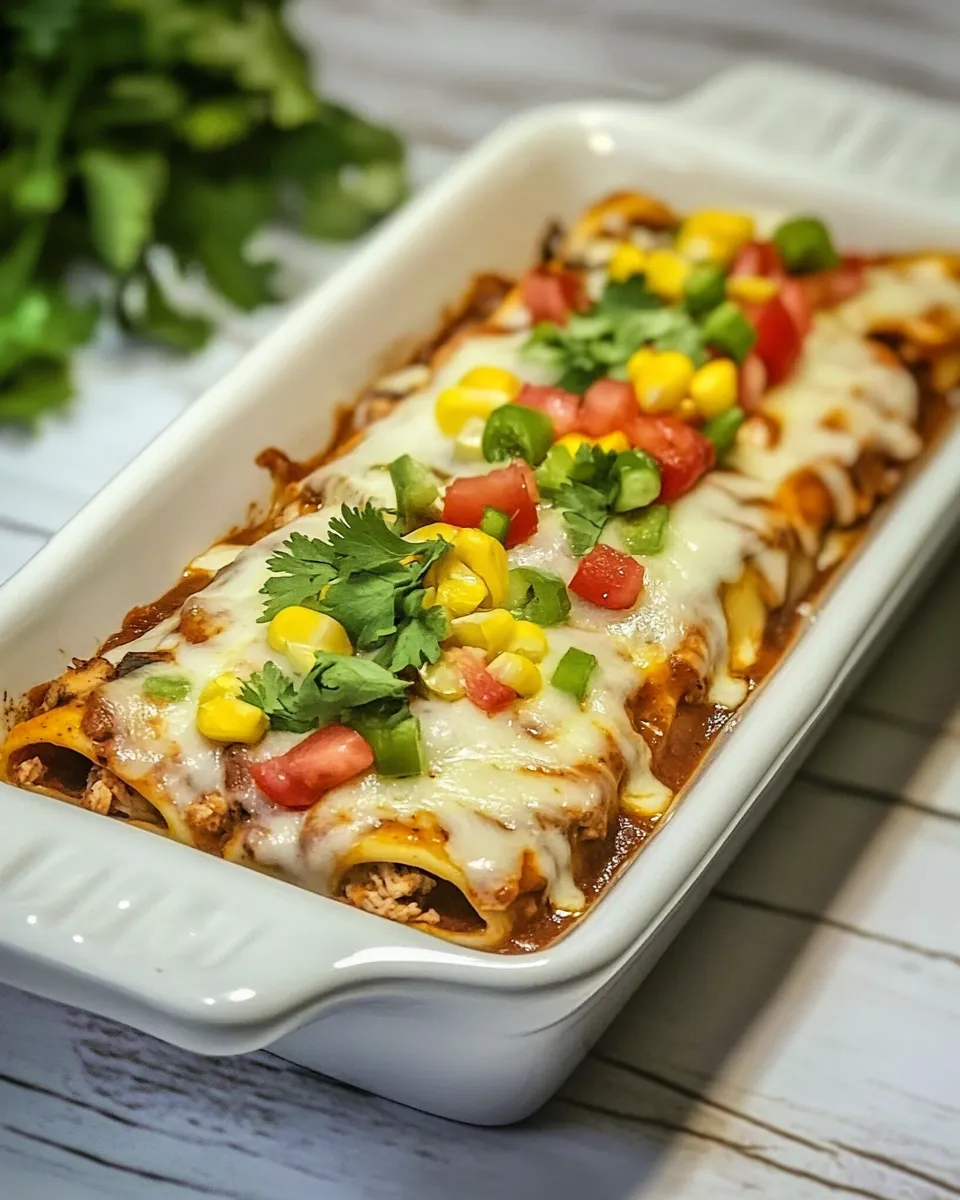 Delicious Mexican Chicken Manicotti dish photo