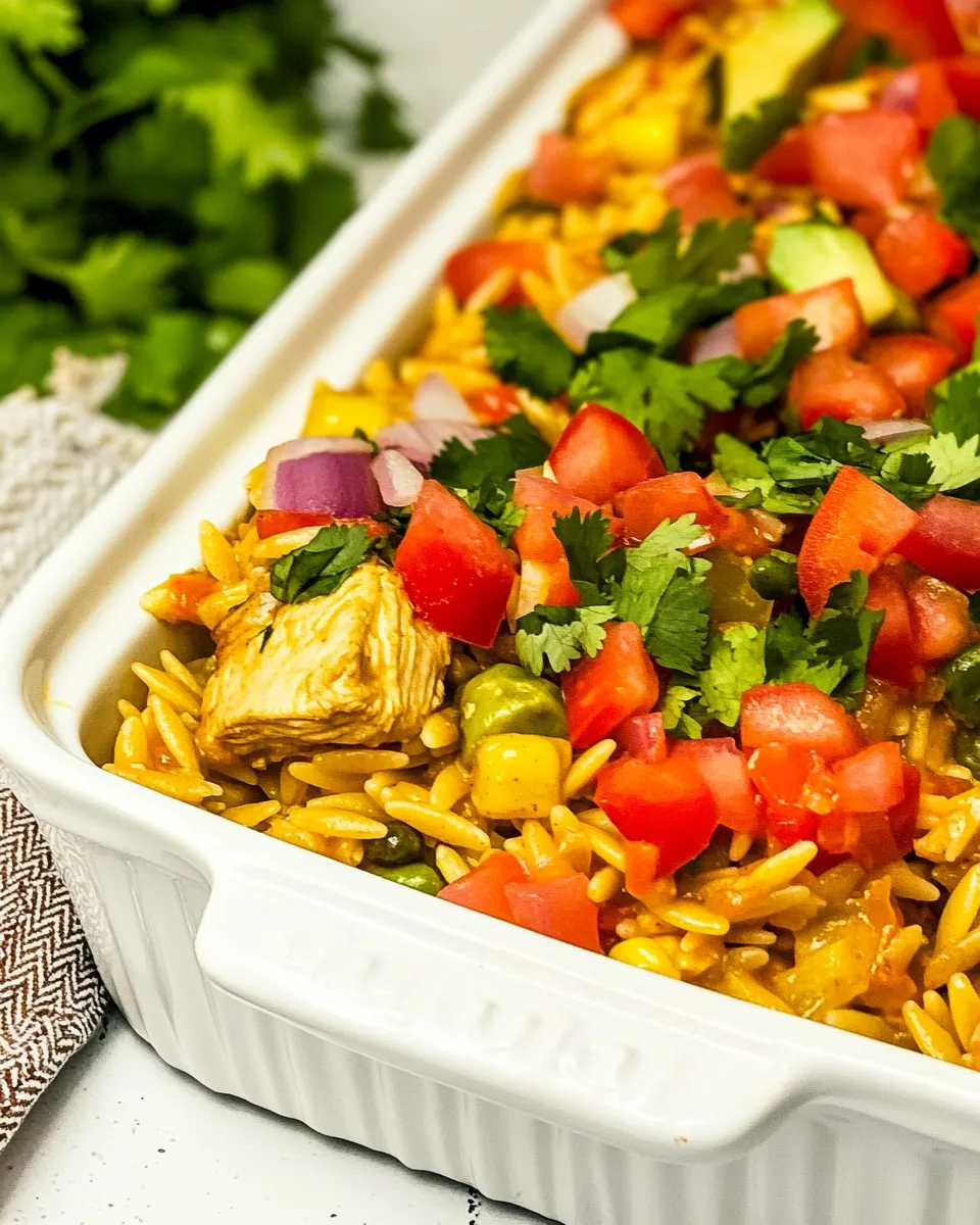 Classic Mexican Chicken Orzo image