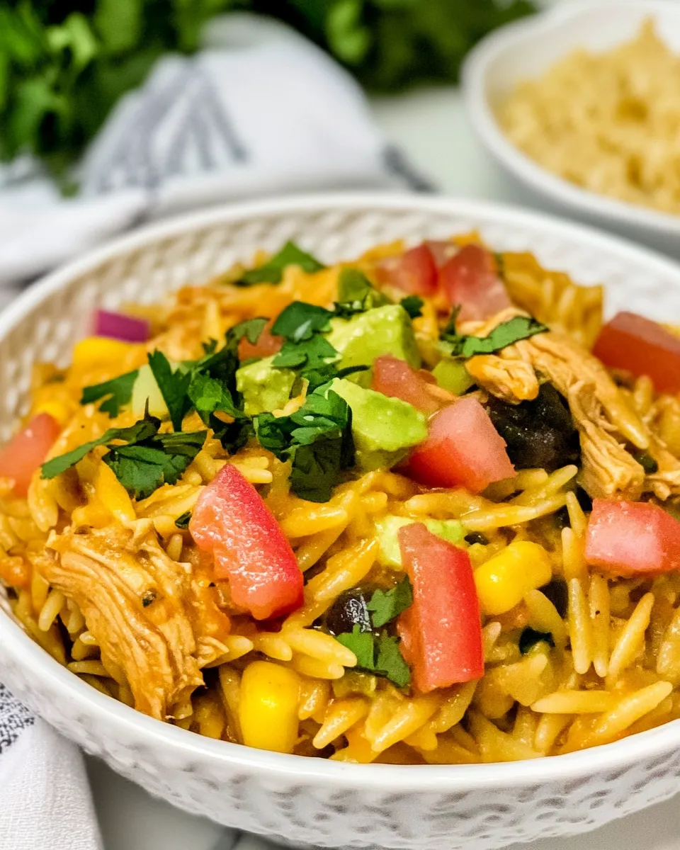 Easy Mexican Chicken Orzo recipe photo