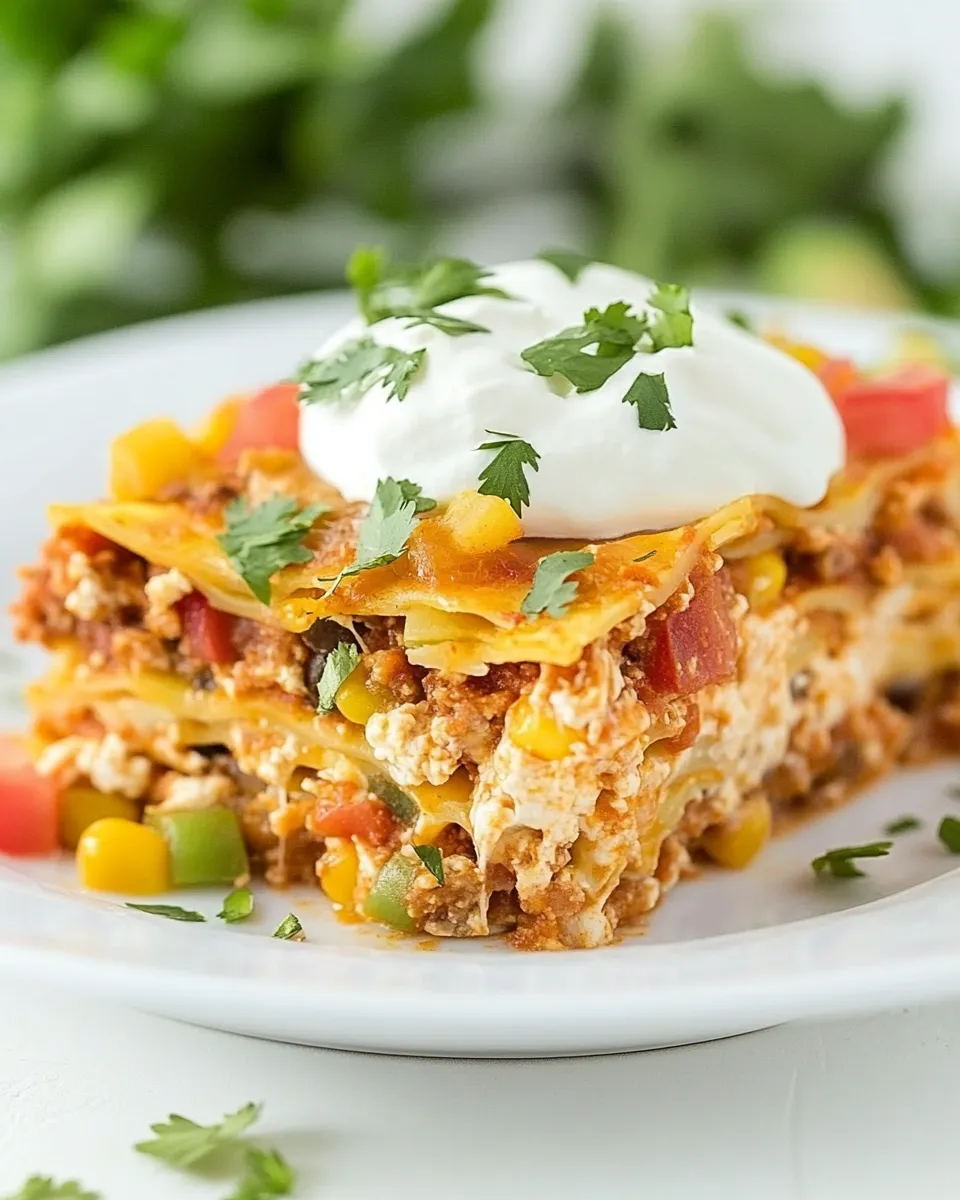 Homemade Mexican Lasagna photo