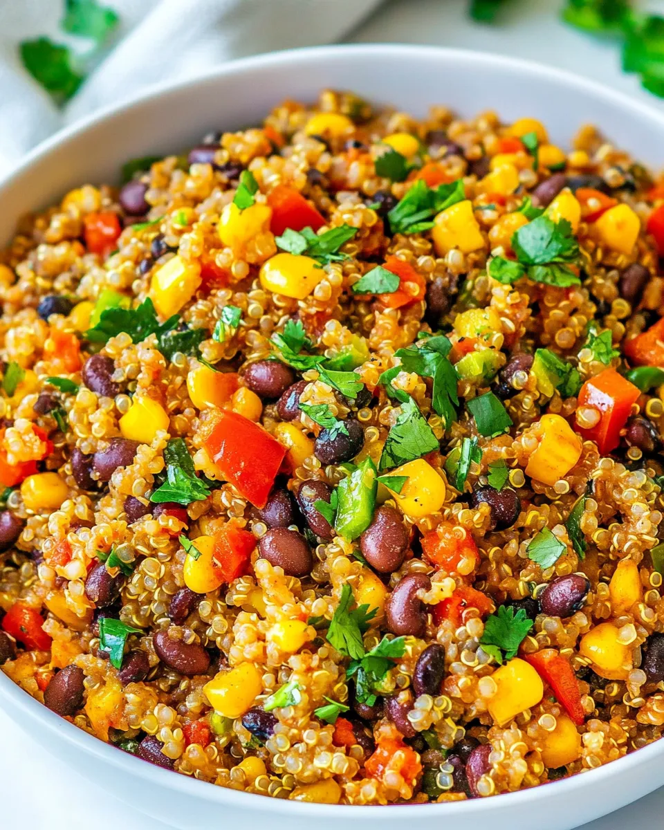 Easy Mexican Rice, Beans, and Quinoa Medley recipe photo