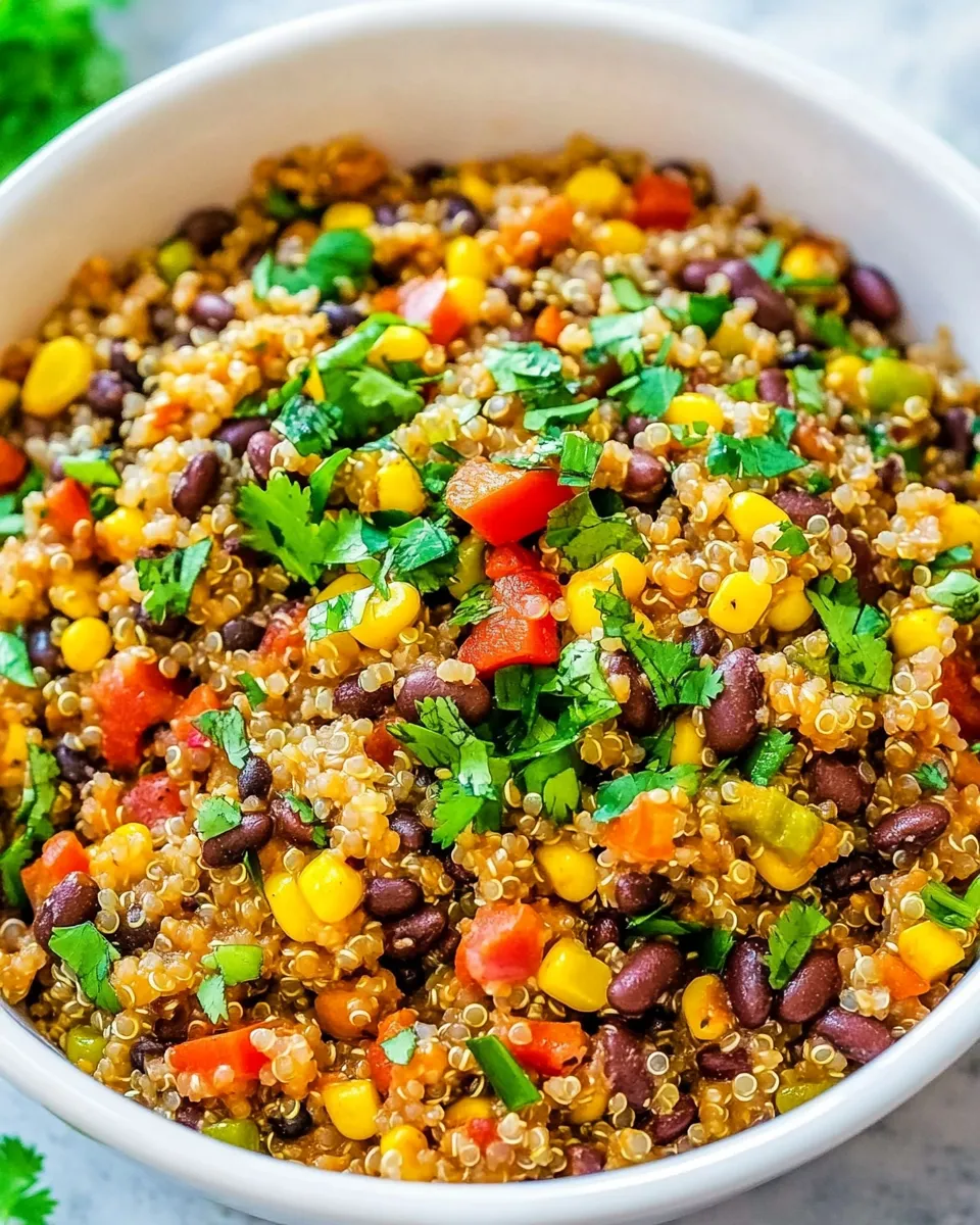 Delicious Mexican Rice, Beans, and Quinoa Medley dish photo