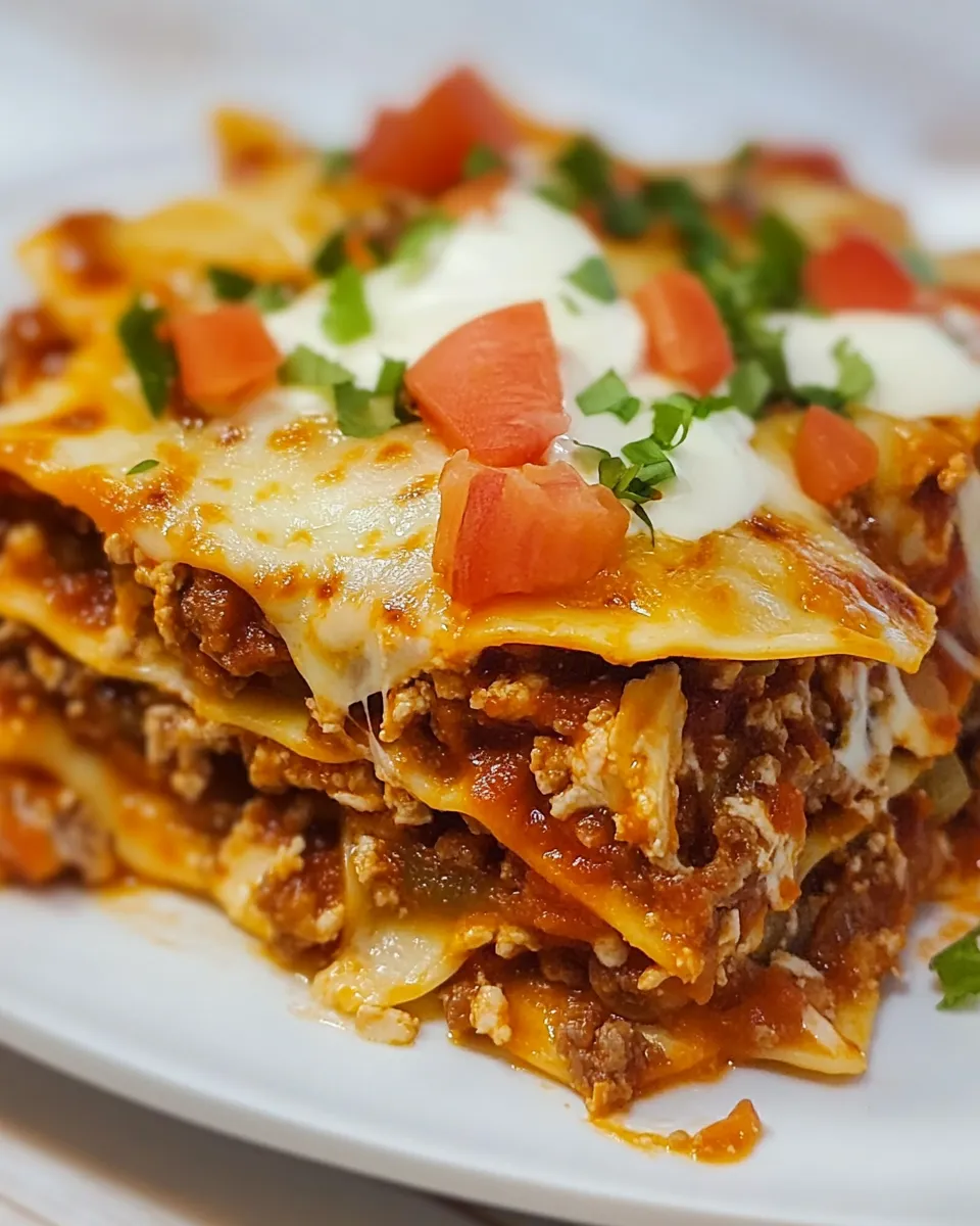 Classic Mexican Style Lasagna image