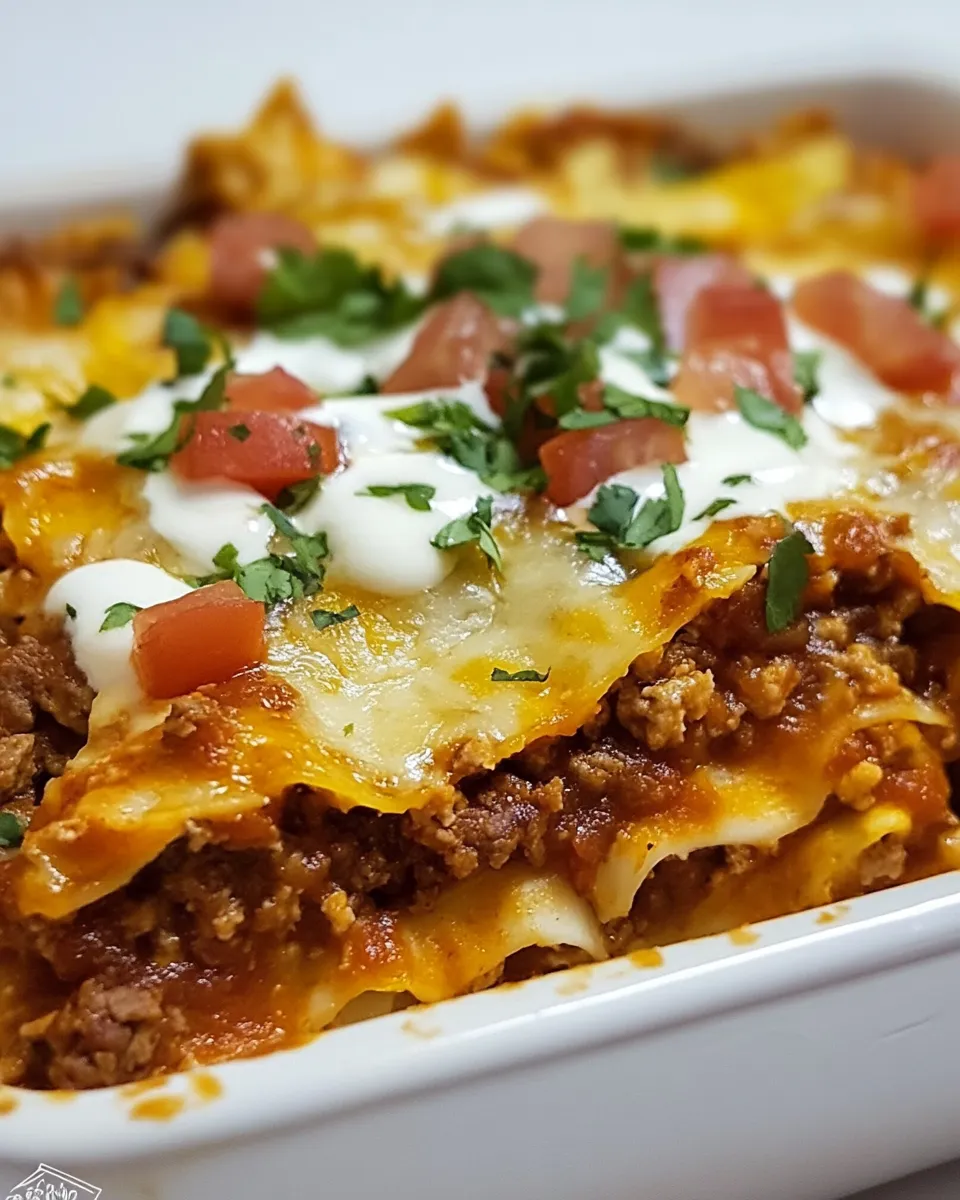 Easy Mexican Style Lasagna recipe photo