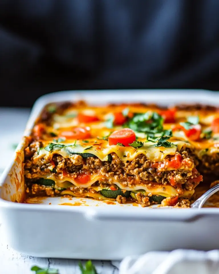 Homemade Mexican Zucchini Lasagna photo