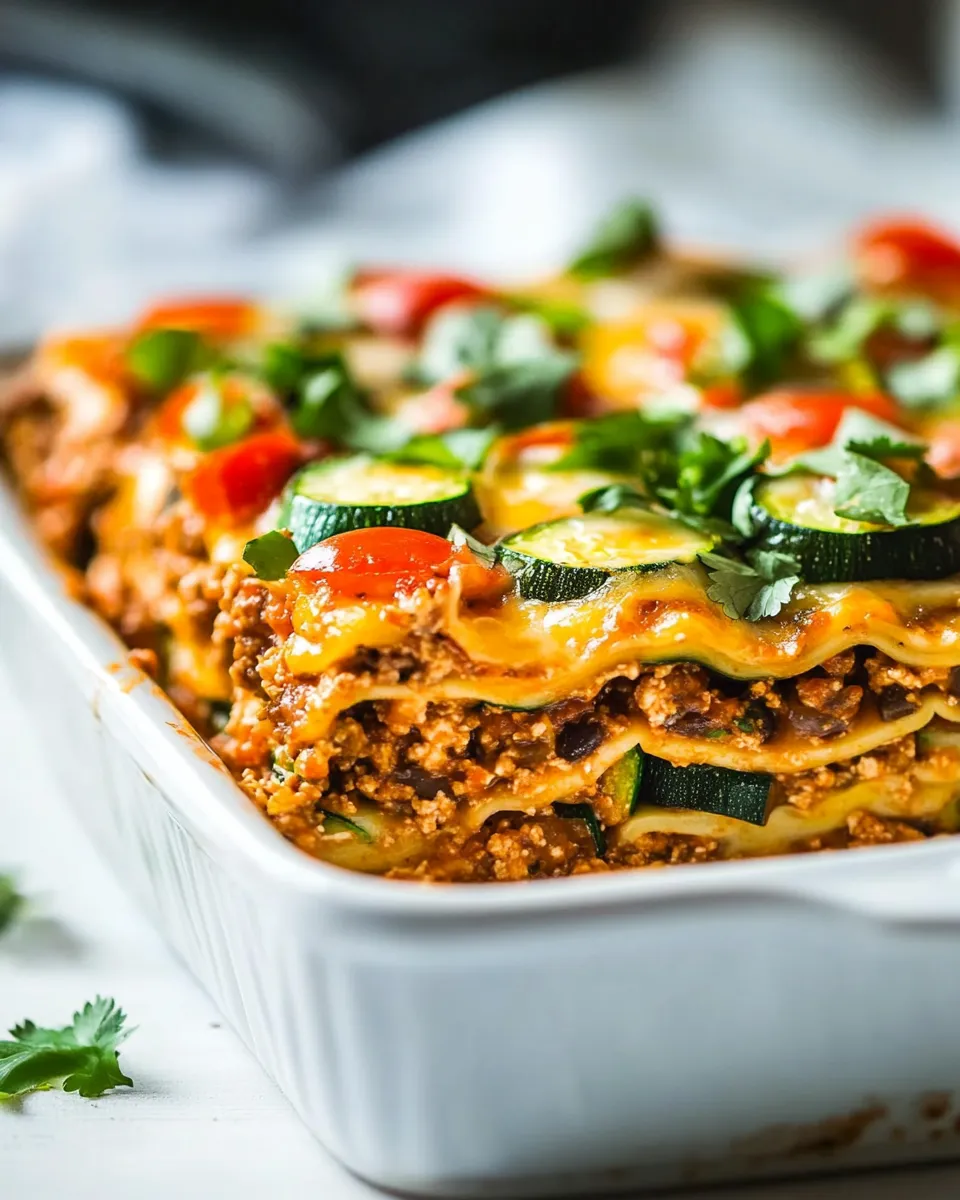Classic Mexican Zucchini Lasagna image