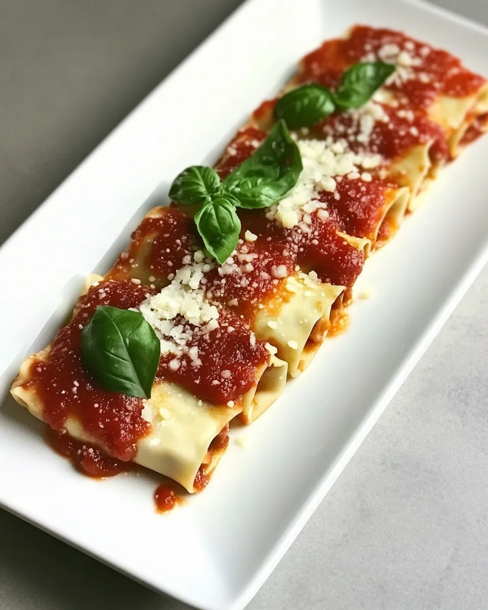 Easy Mini Cannelloni recipe photo