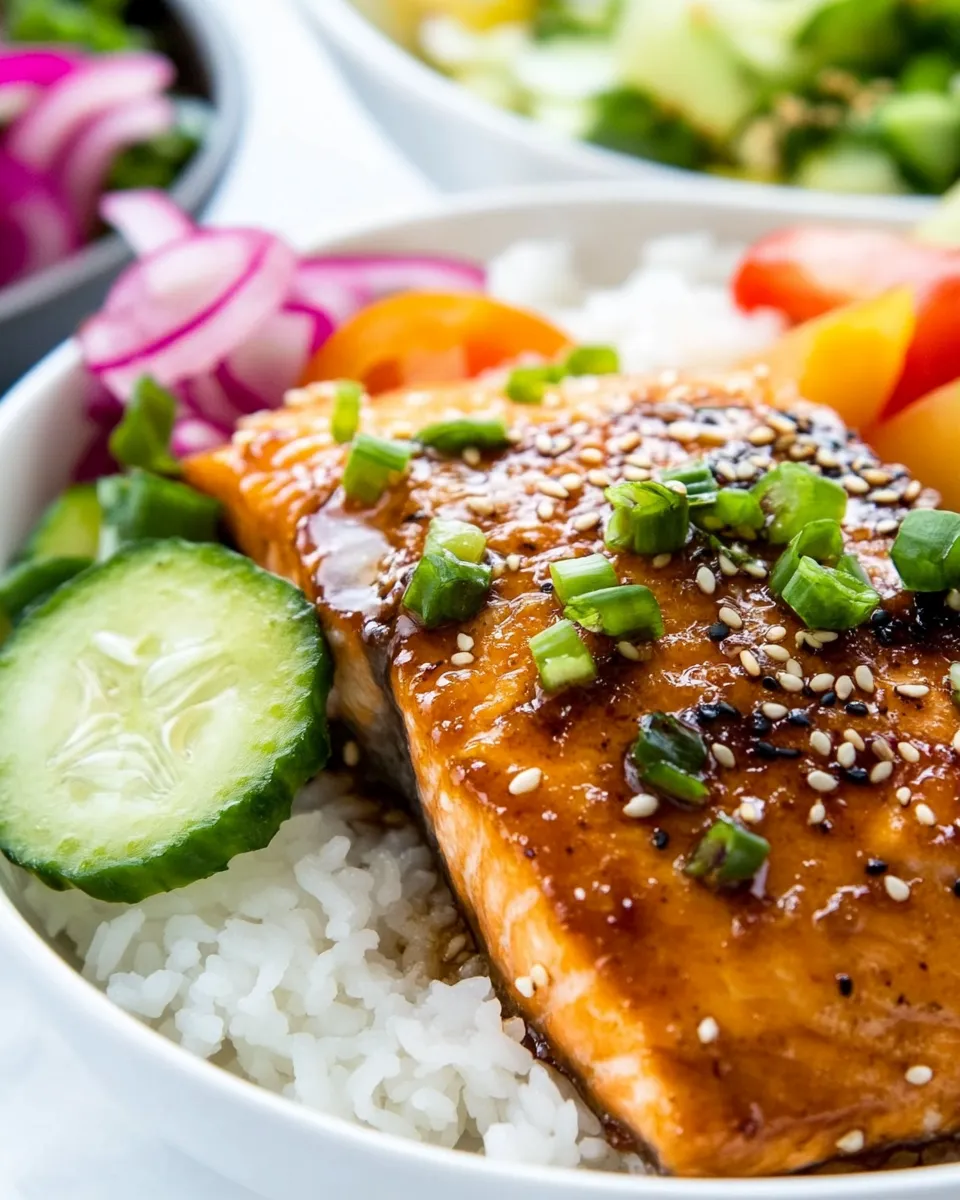 Delicious Miso Butter Salmon shot