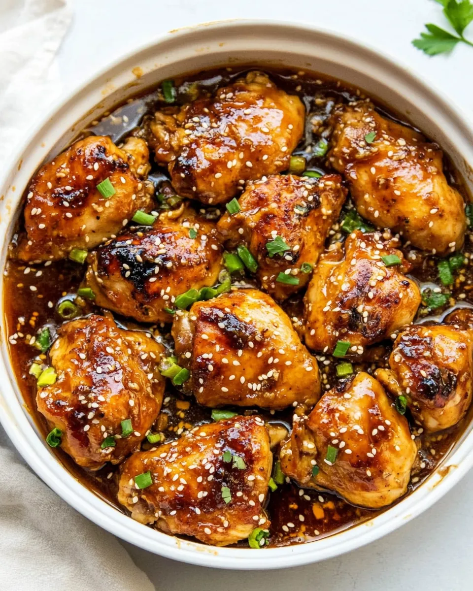 Easy Miso Chicken plate image