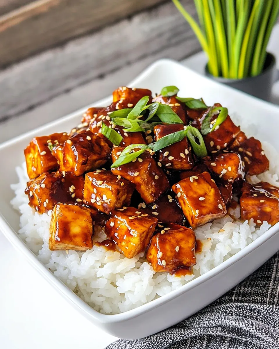 Homemade Mongolian Tofu photo