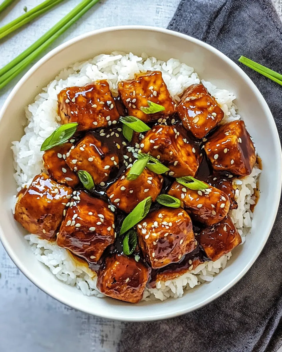 Easy Mongolian Tofu recipe image
