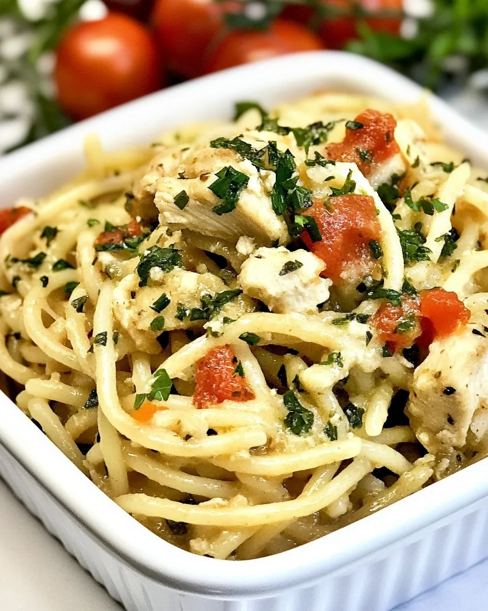Homemade Monterey Chicken Spaghetti photo