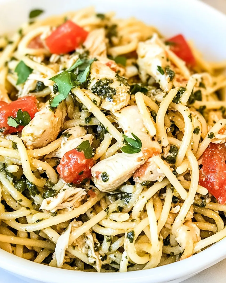 Classic Monterey Chicken Spaghetti image