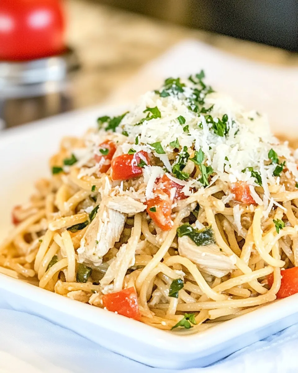 Easy Monterey Chicken Spaghetti recipe photo