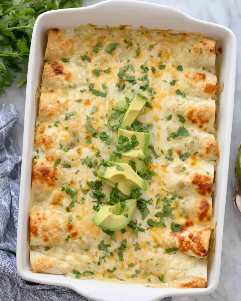 Homemade Mushroom, Spinach, and Chicken Enchiladas photo