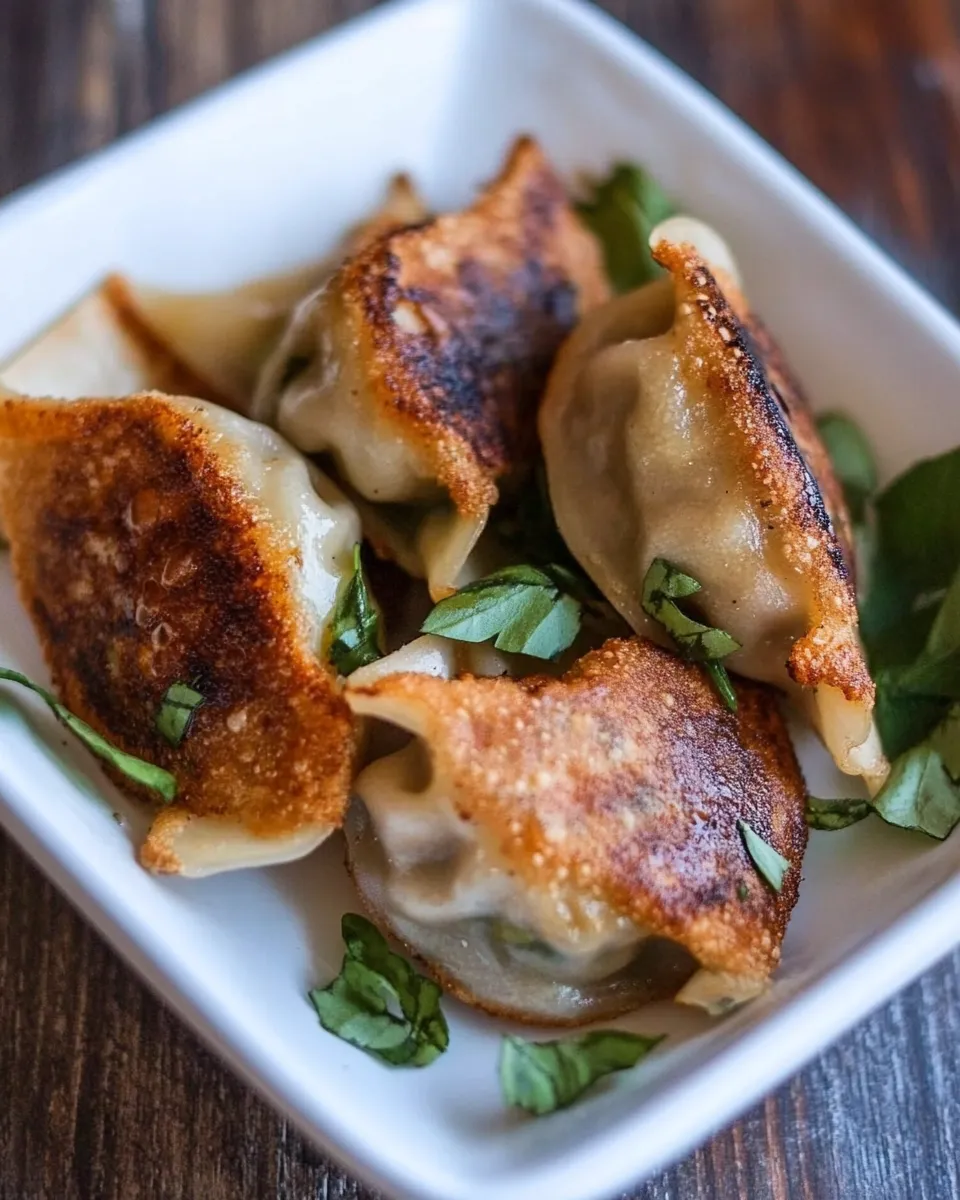 Classic Mushroom Tofu Potstickers image