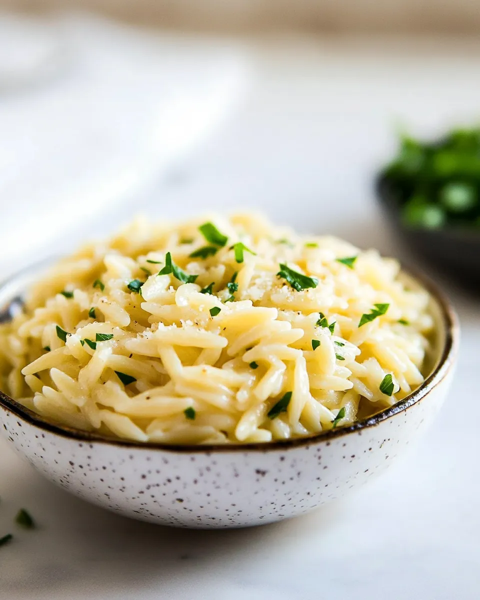 easy My Favorite Easy Parmesan Orzo Side Dish picture