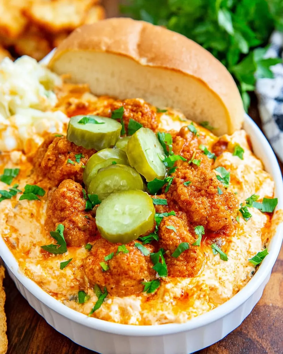 Easy Nashville Hot Chicken Dip recipe photo