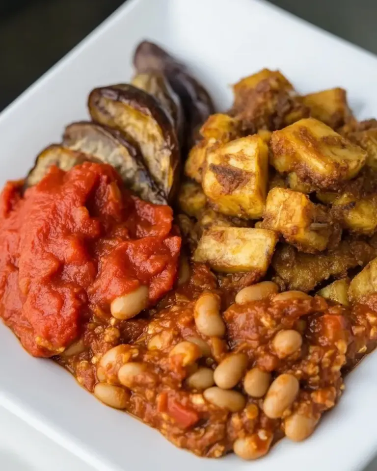 Homemade Nigerian Beans & Plantain Porridge photo