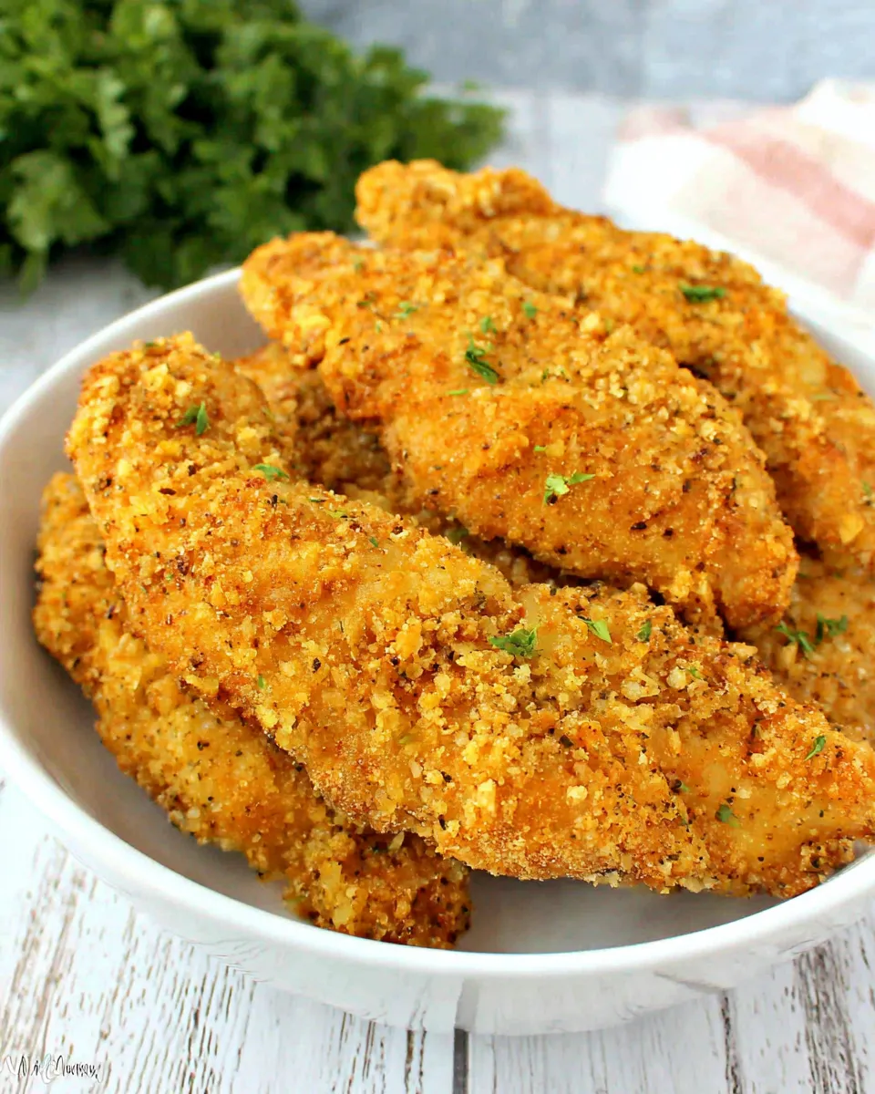 Classic Ninja Foodi Chicken Tenders dish photo
