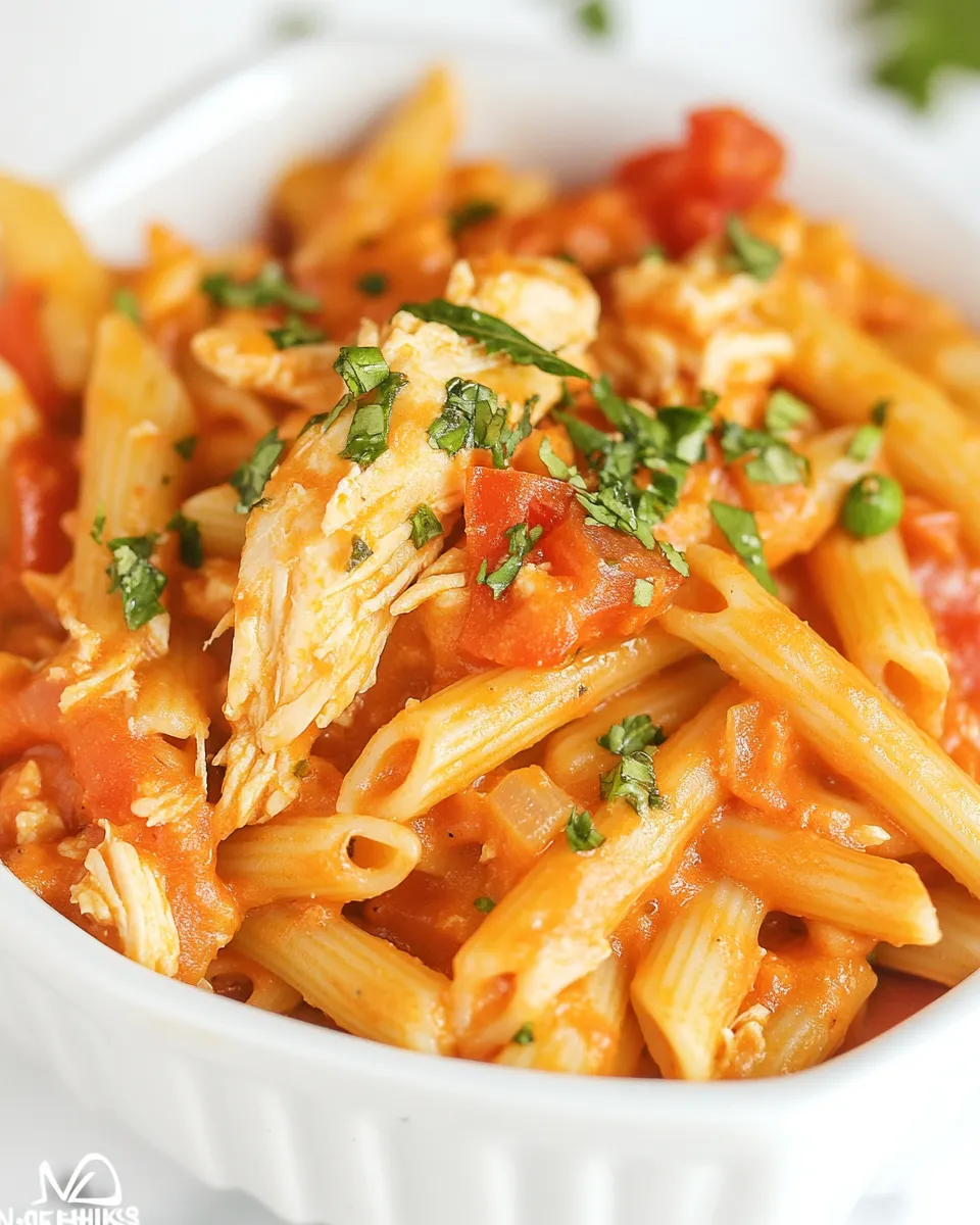 delicious No-Boil Chicken Penne dish photo