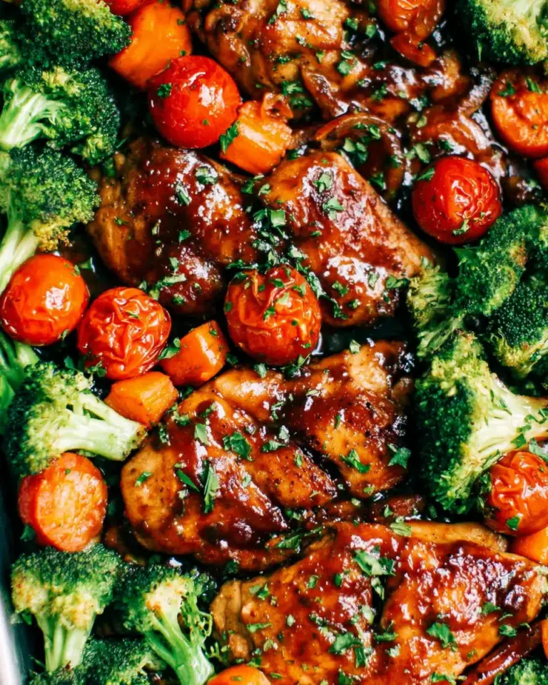 Homemade ONE PAN Balsamic Chicken and Veggies photo