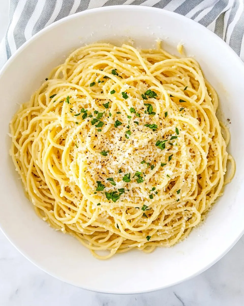 easy Old Spaghetti Factory Browned Butter and Mizithra Cheese picture