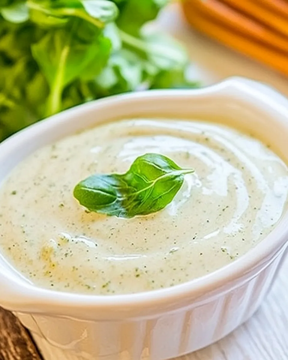 homemade Old Spaghetti Factory Creamy Pesto Dressing: Easy Copycat Recipe photo