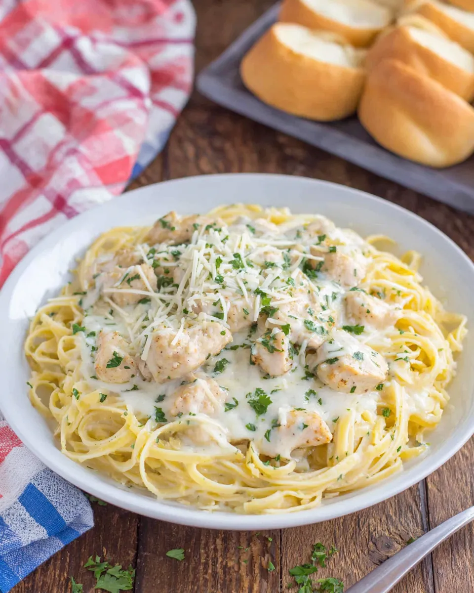 Classic Olive Garden Chicken Alfredo image