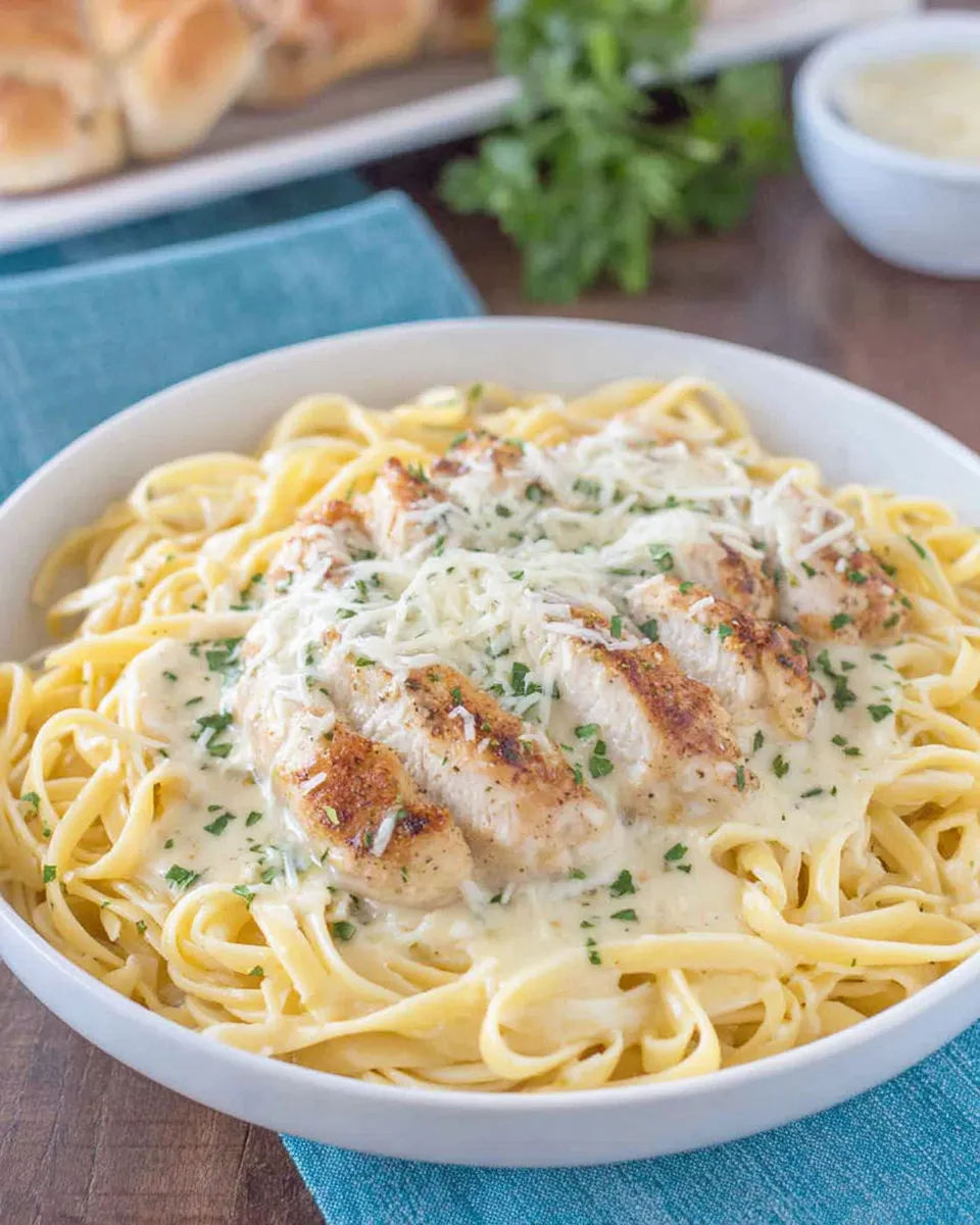 Easy Olive Garden Chicken Alfredo recipe photo