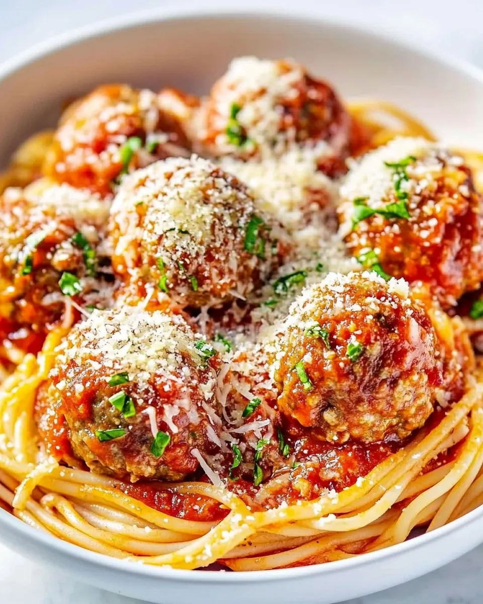 Classic Olive Garden Spaghetti and Meatballs image