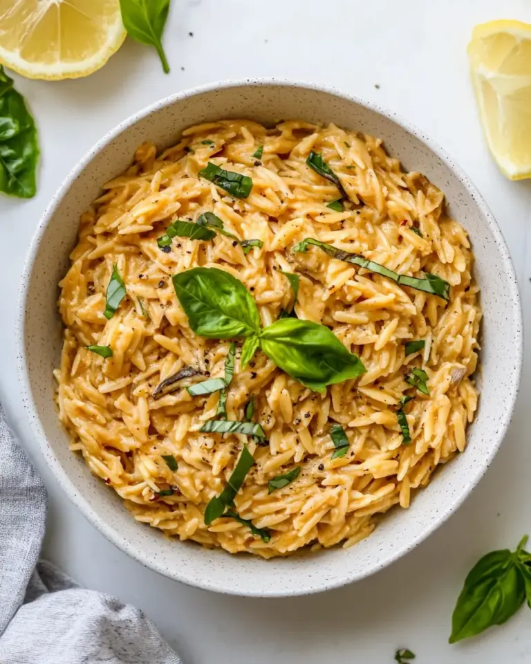 Homemade One-Pan Creamy Lemon Orzo photo