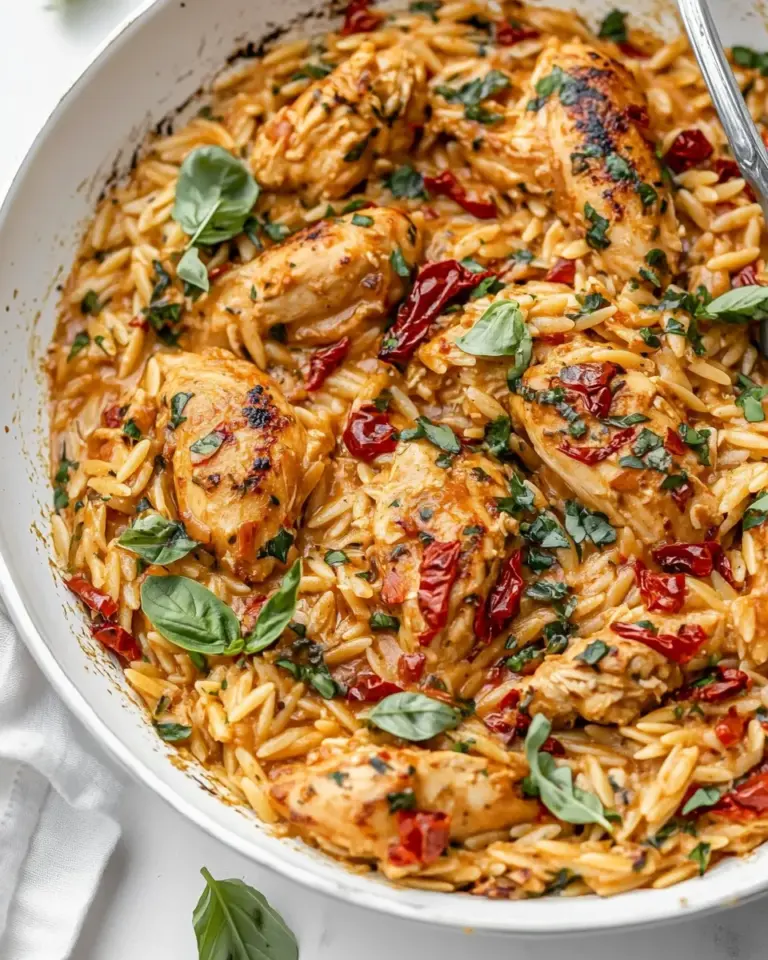Homemade One-Pan Marry Me Chicken Orzo photo