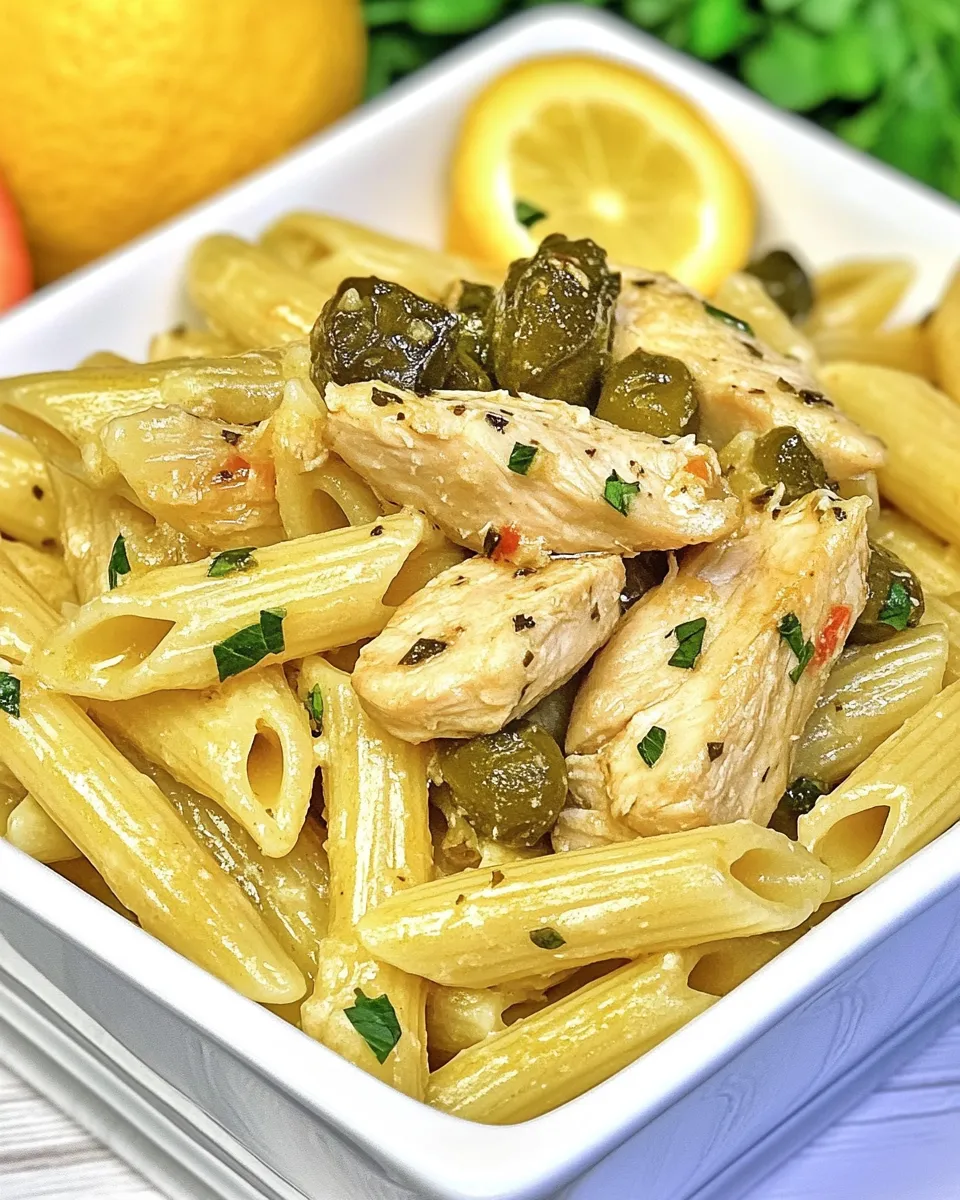 Classic One-Pot Chicken Piccata Pasta image