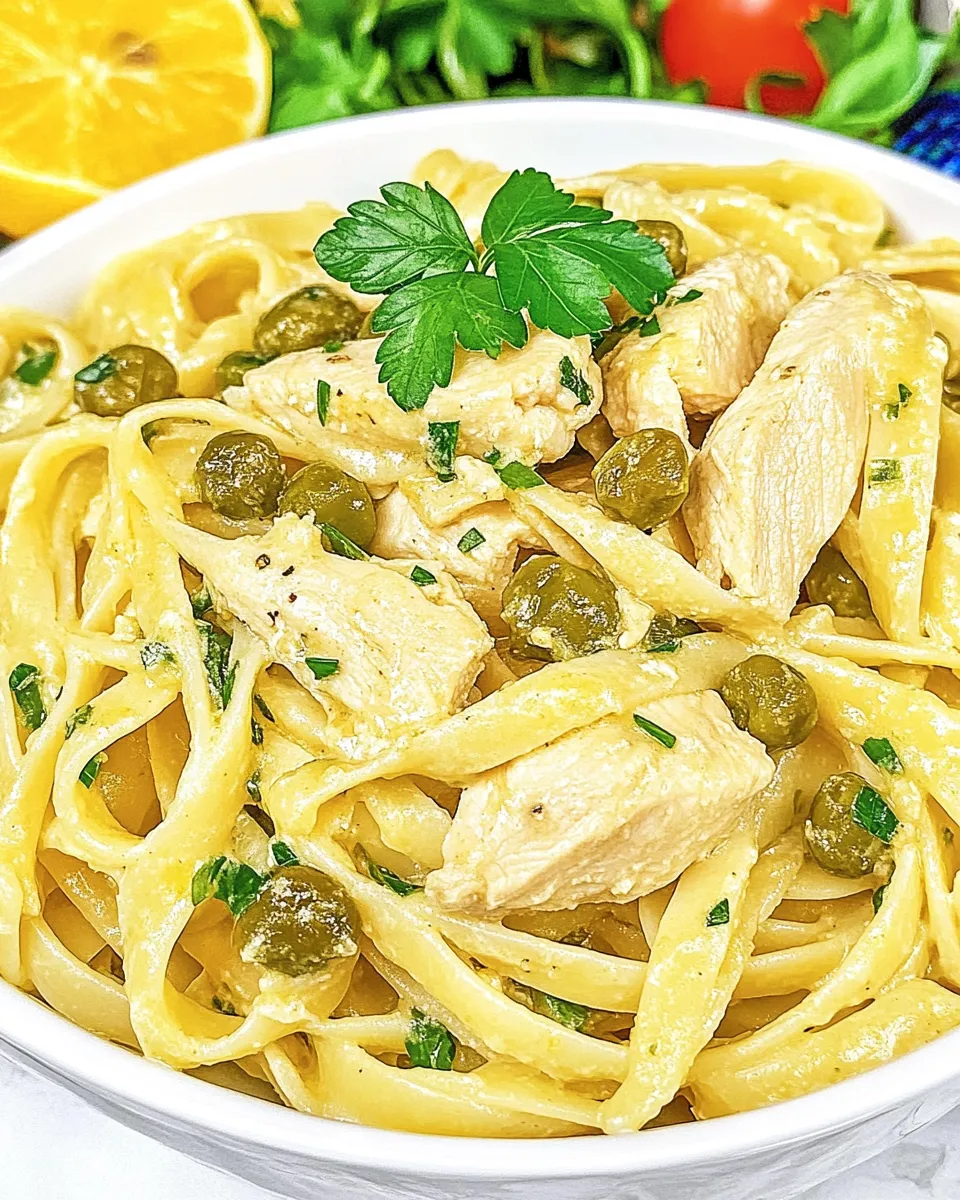 Easy One-Pot Chicken Piccata Pasta recipe photo