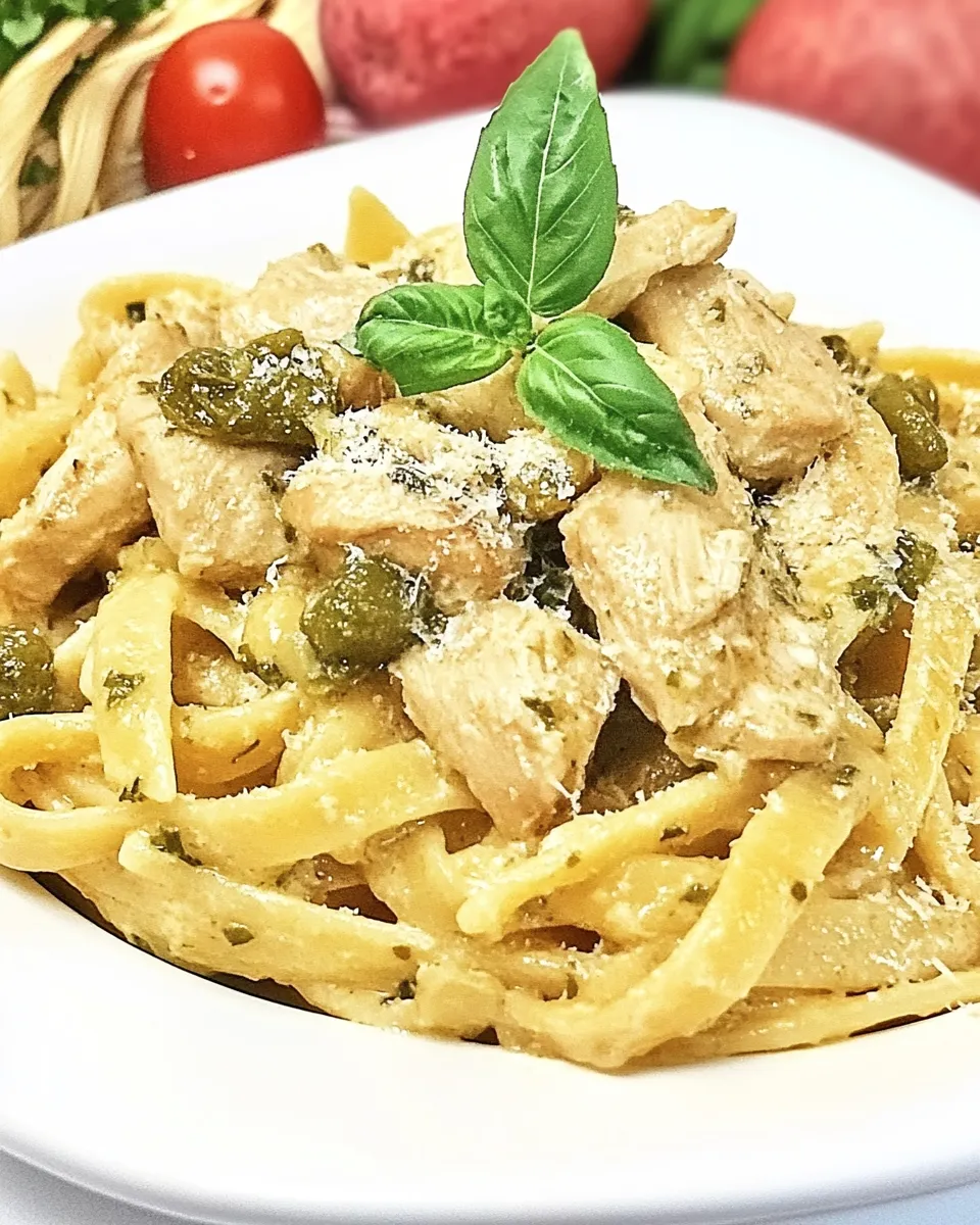 Delicious One-Pot Chicken Piccata Pasta dish photo