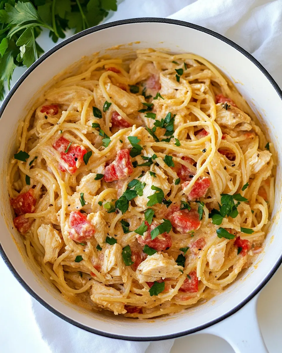 Classic One-Pot Chicken Spaghetti image