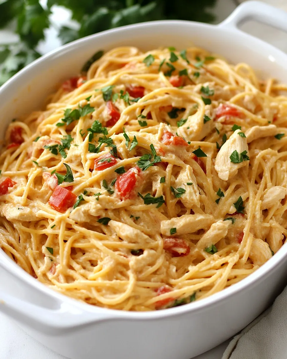 Easy One-Pot Chicken Spaghetti recipe photo