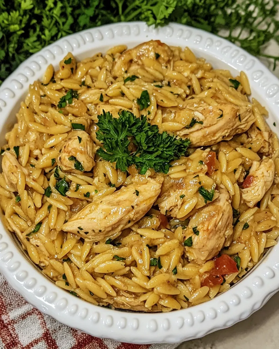 Classic One-Pot Chicken and Orzo image