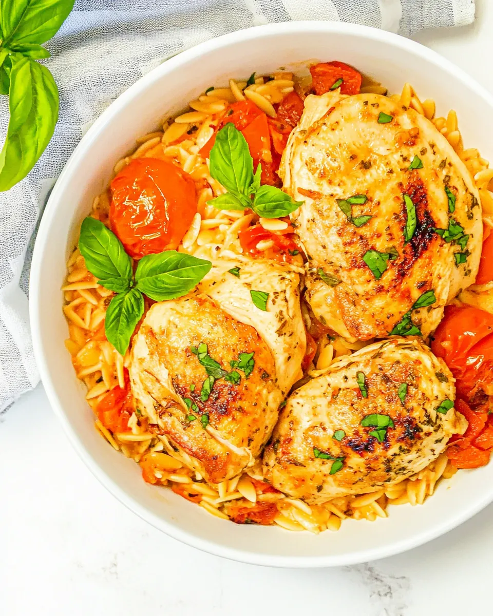 Easy One-Pot Italian Chicken and Orzo picture