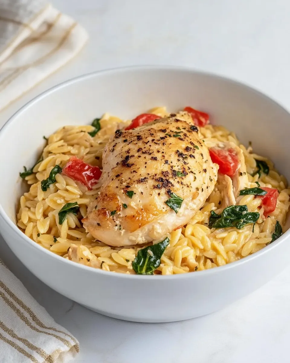 easy One-Pot Lemon Chicken and Orzo picture