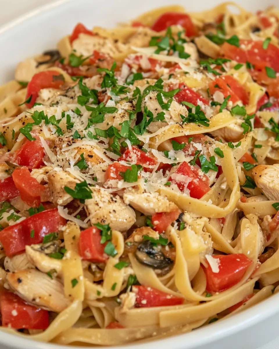 Homemade One-Skillet Chicken & Pasta photo
